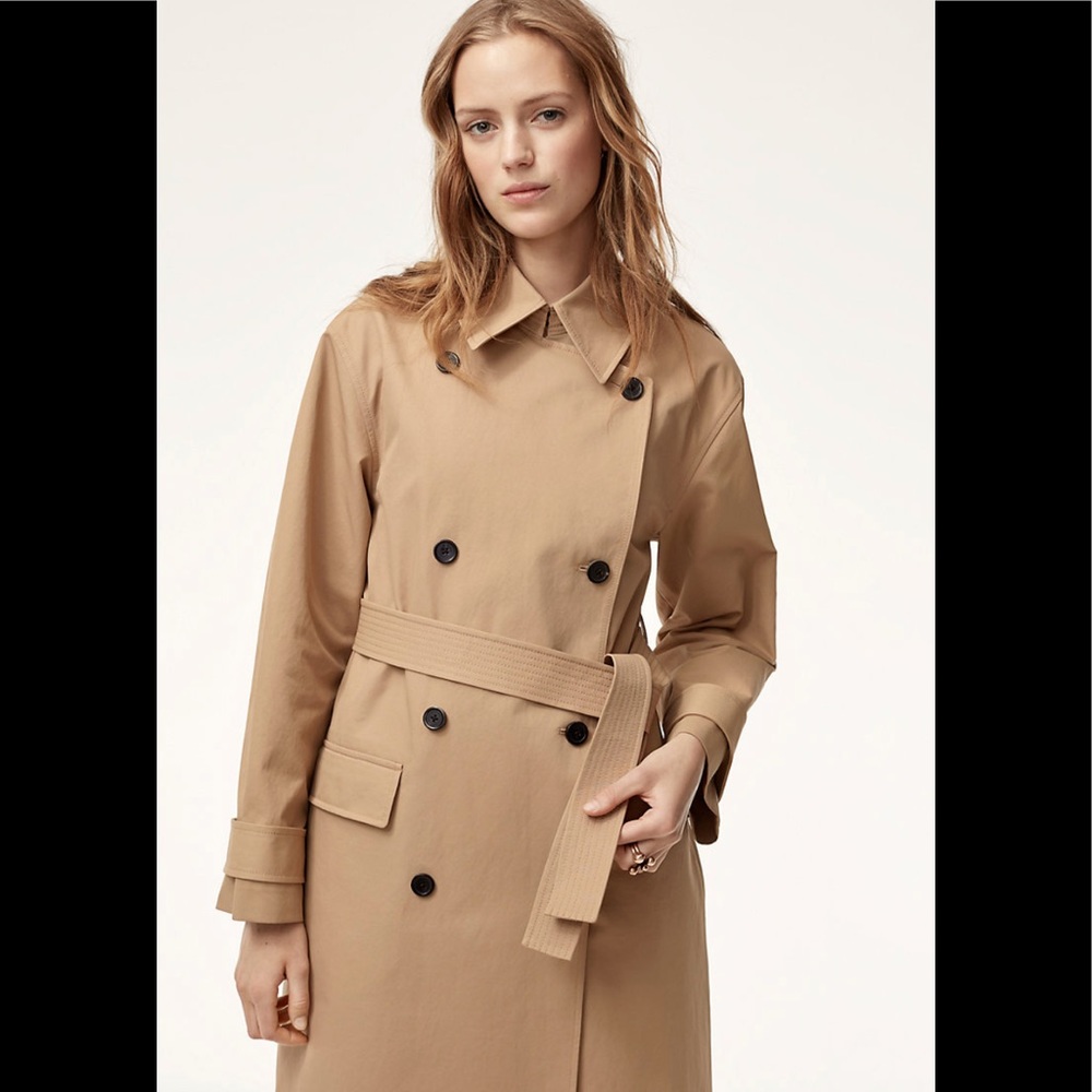 Aritzia Wilfred Trench raincoat Coat Large jacket